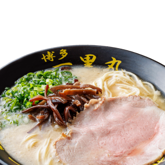 博多一黒丸のラーメン