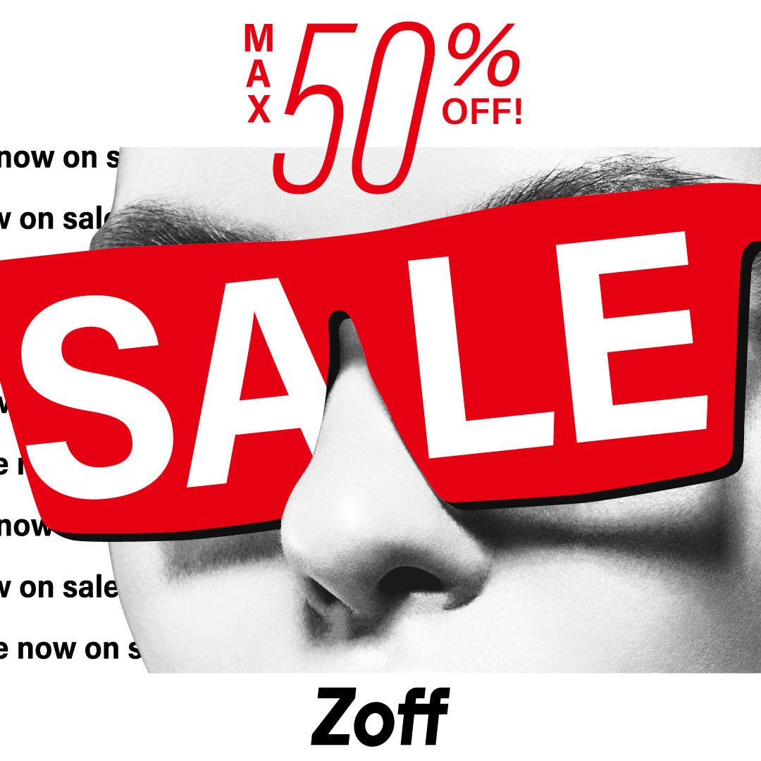 Zoffのサマーセール！最大50％OFF！！