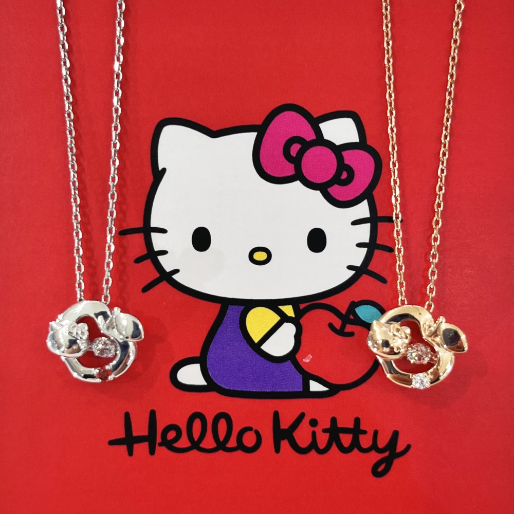 KITTY♡ダンシングストーンネックレス